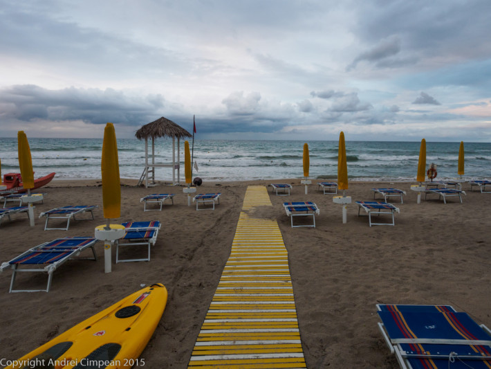plajă la sud de Bari: Lido Morelli